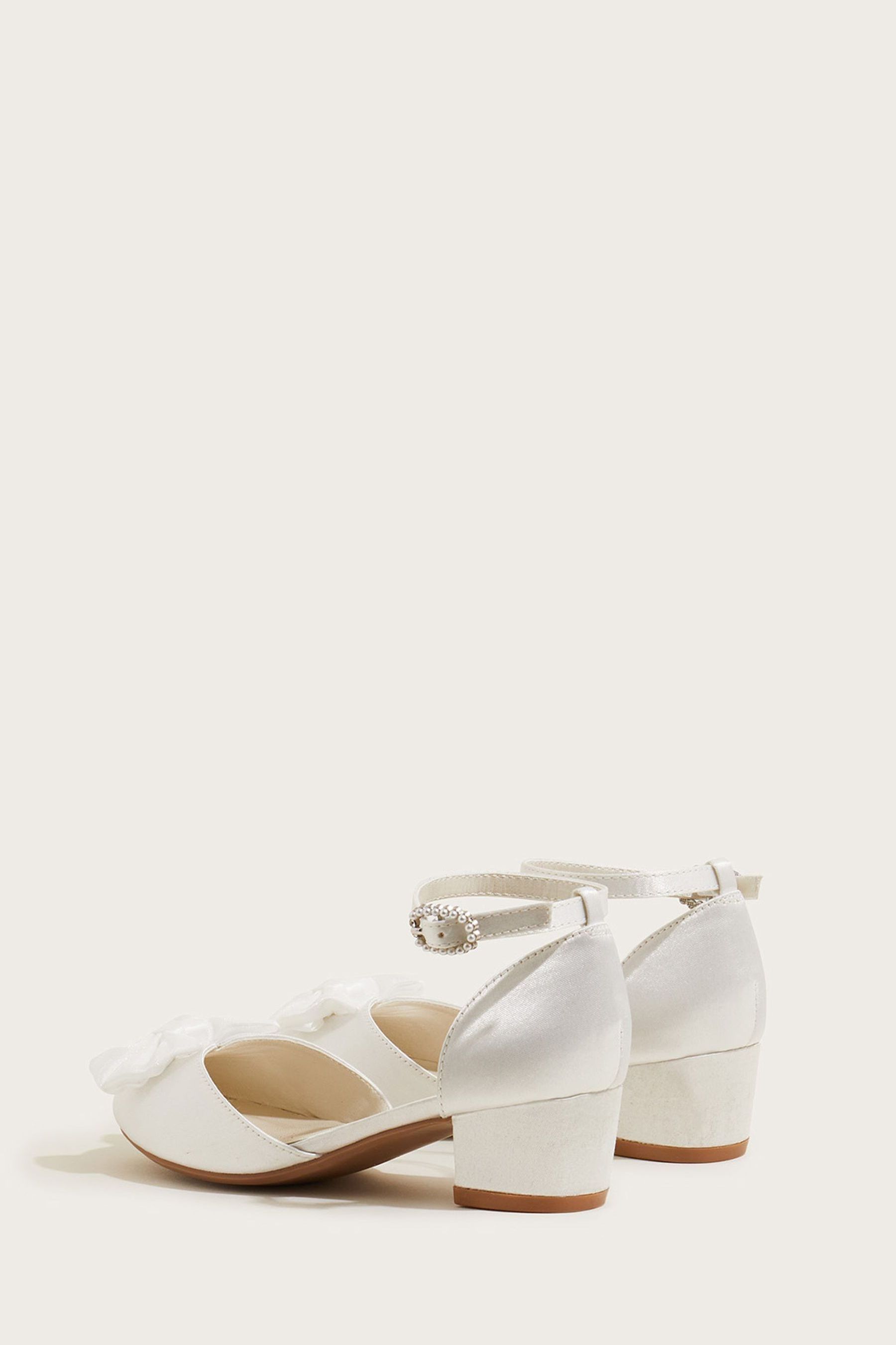 White two part heels cheap