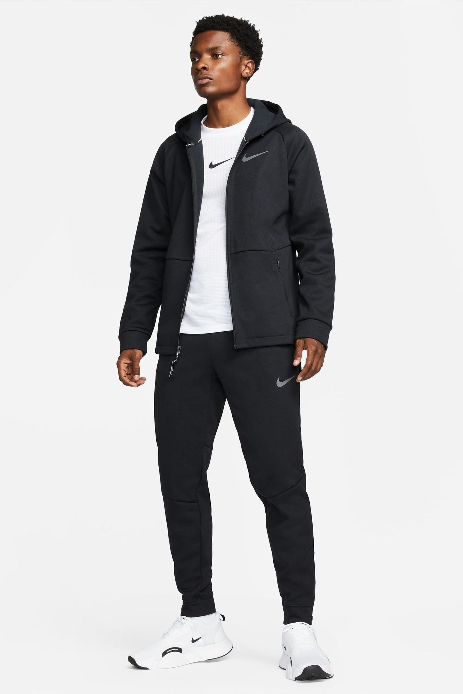 Buy Nike Black Grey Therma Sphere Training Jacket from Next Luxembourg