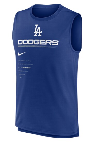 Nike Blue Los Angeles Dodgers Nike Exceed Tank