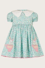 Monsoon Blue Baby Bunny Teacup Dress - Image 2 of 4