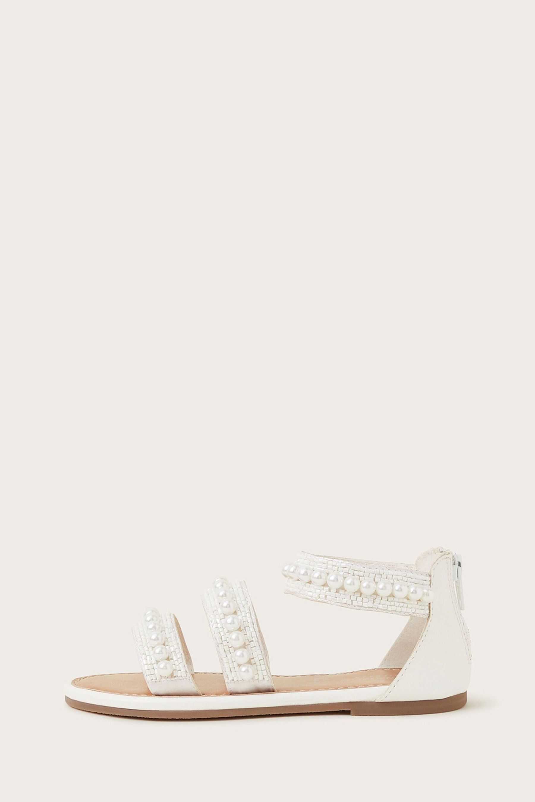 Monsoon white sandals online