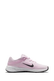 Nike Pink Revolution 6 FlyEase Easy On/Off Trainers - Image 3 of 10