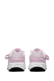 Nike Pink Revolution 6 FlyEase Easy On/Off Trainers - Image 6 of 10