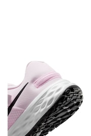 Nike Pink Revolution 6 FlyEase Easy On/Off Trainers - Image 9 of 10