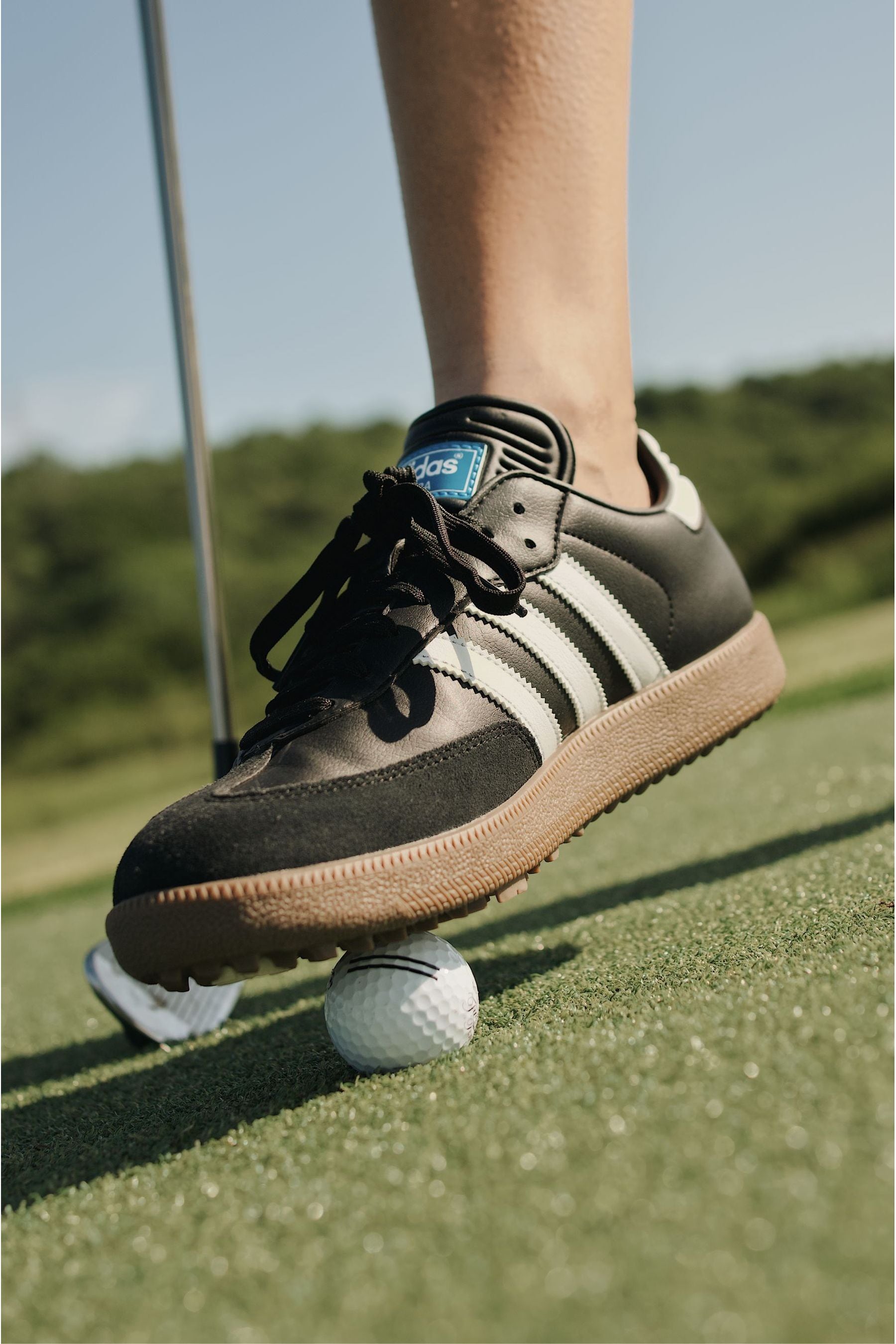 Buy adidas Golf Samba White Black Shoes from Next USA