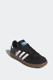 adidas Golf Samba White/Black Shoes - Image 4 of 10