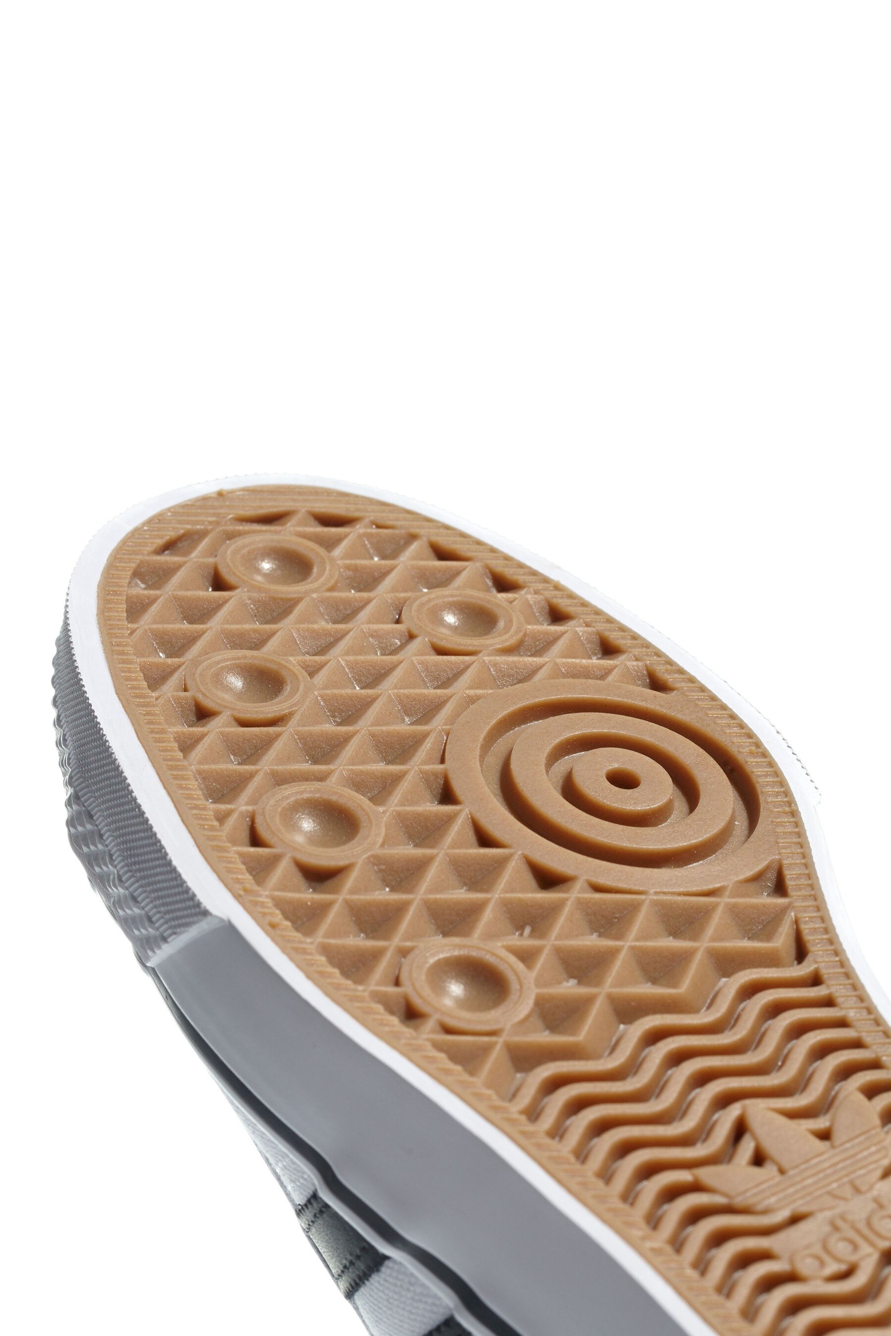 Adidas originals nizza trainers in brown and white clearance