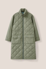 White Stuff Green Lorena Quilted Coat - Image 4 of 6