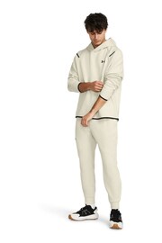 Under Armour Cream Unstoppable Fleece Hoodie - Image 3 of 5