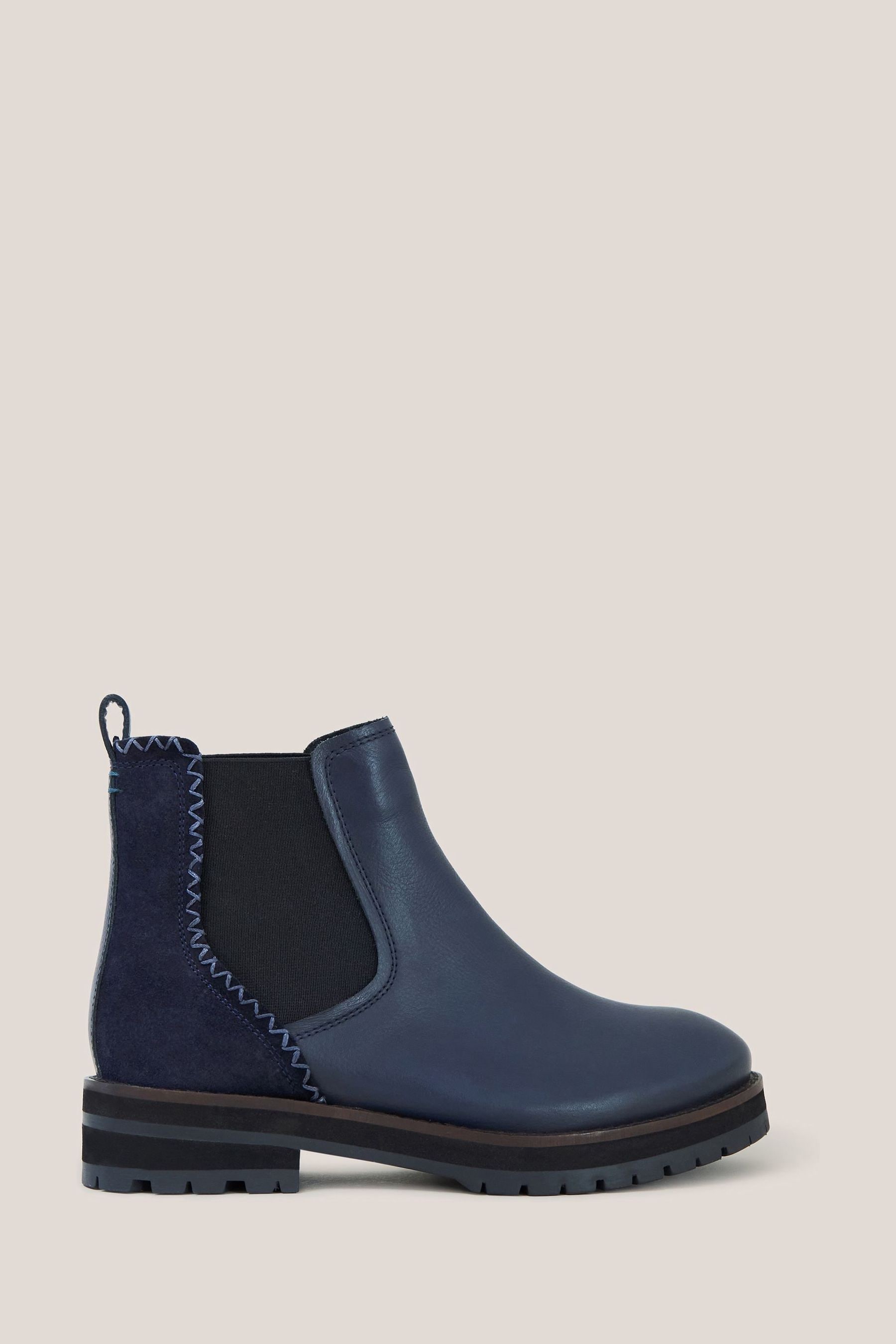 Womens blue chelsea boots sale