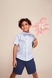 Monsoon Ditsy Smart Shirt and Short Set - Image 1 of 4