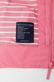 Polarn O. Pyret Pink Waterproof Shell Jacket - Image 5 of 6