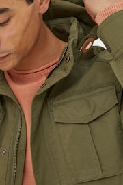 FatFace Green Cotton 4 Pocket Jacket - Image 3 of 5
