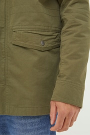 FatFace Green Cotton 4 Pocket Jacket - Image 4 of 5