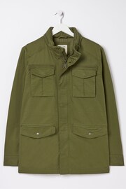 FatFace Green Cotton 4 Pocket Jacket - Image 5 of 5