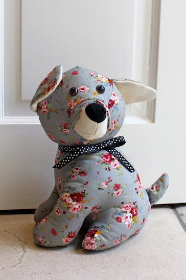 Riva Home White Floral Dog Draught Excluder