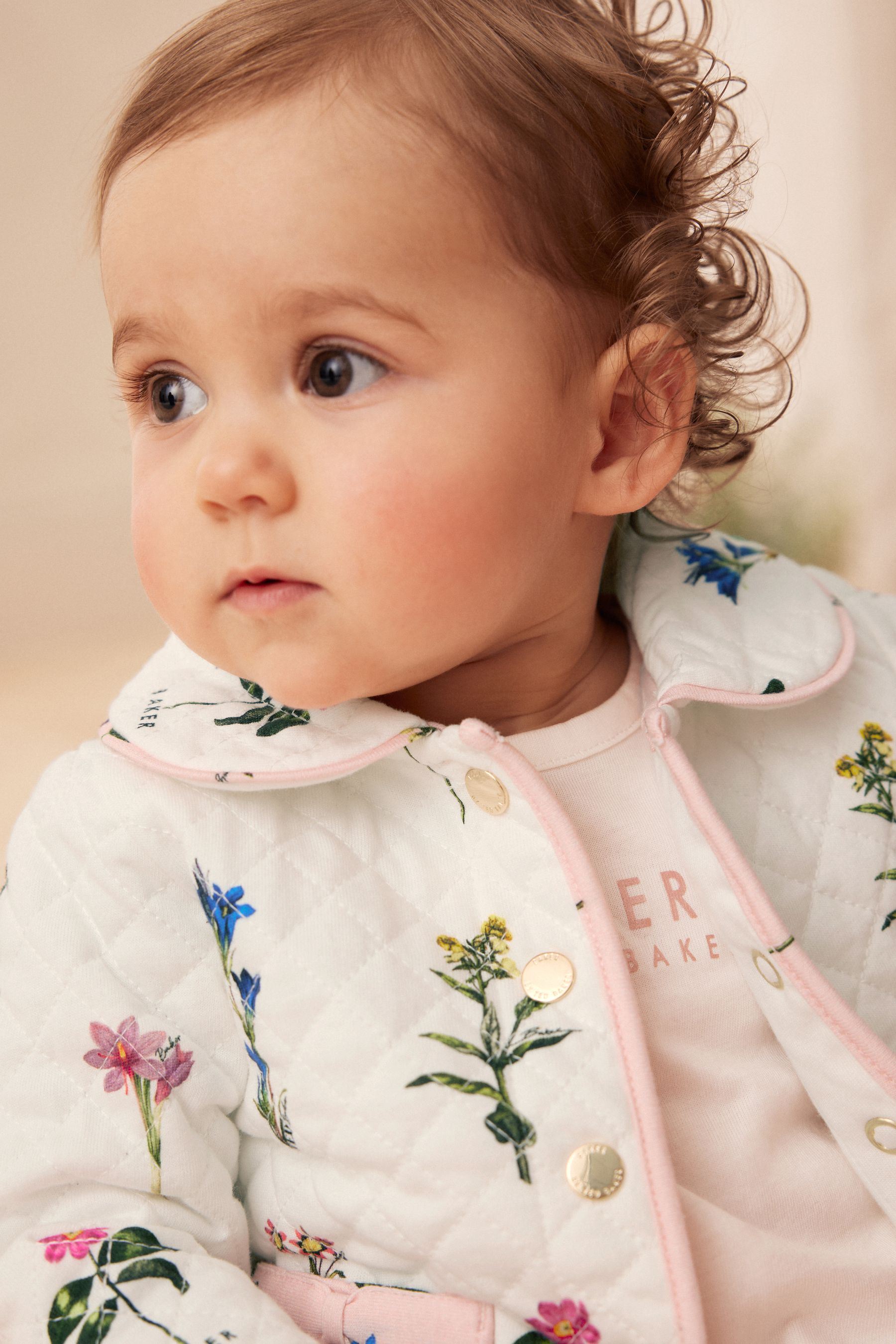 Buy Baker by Ted Baker Floral Quilted Jacket from Next Ireland