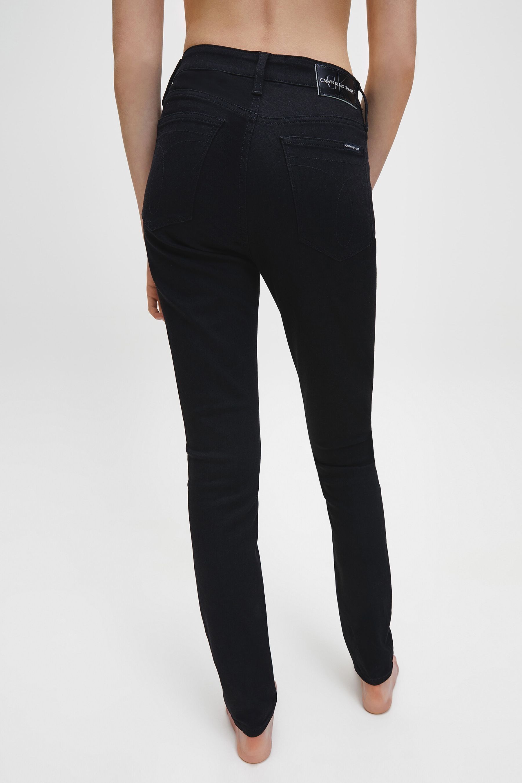 Buy Calvin Klein Jeans Black Ckj 010 High Rise Skinny Jeans from Next Luxembourg