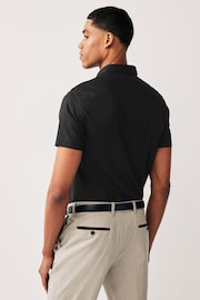 Armani Exchange Stretch Short Sleeve Black Shirt - Image 2 of 4