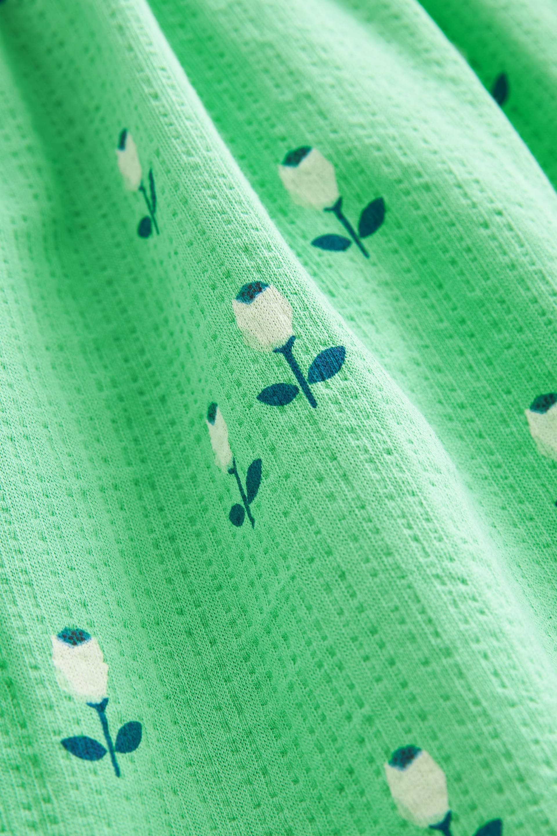 Bright Green Wrap Jersey Dress (3mths-7yrs) - Image 7 of 7