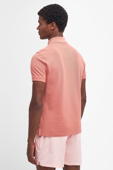 Barbour® Clay Pink Classic Pique Polo Shirt