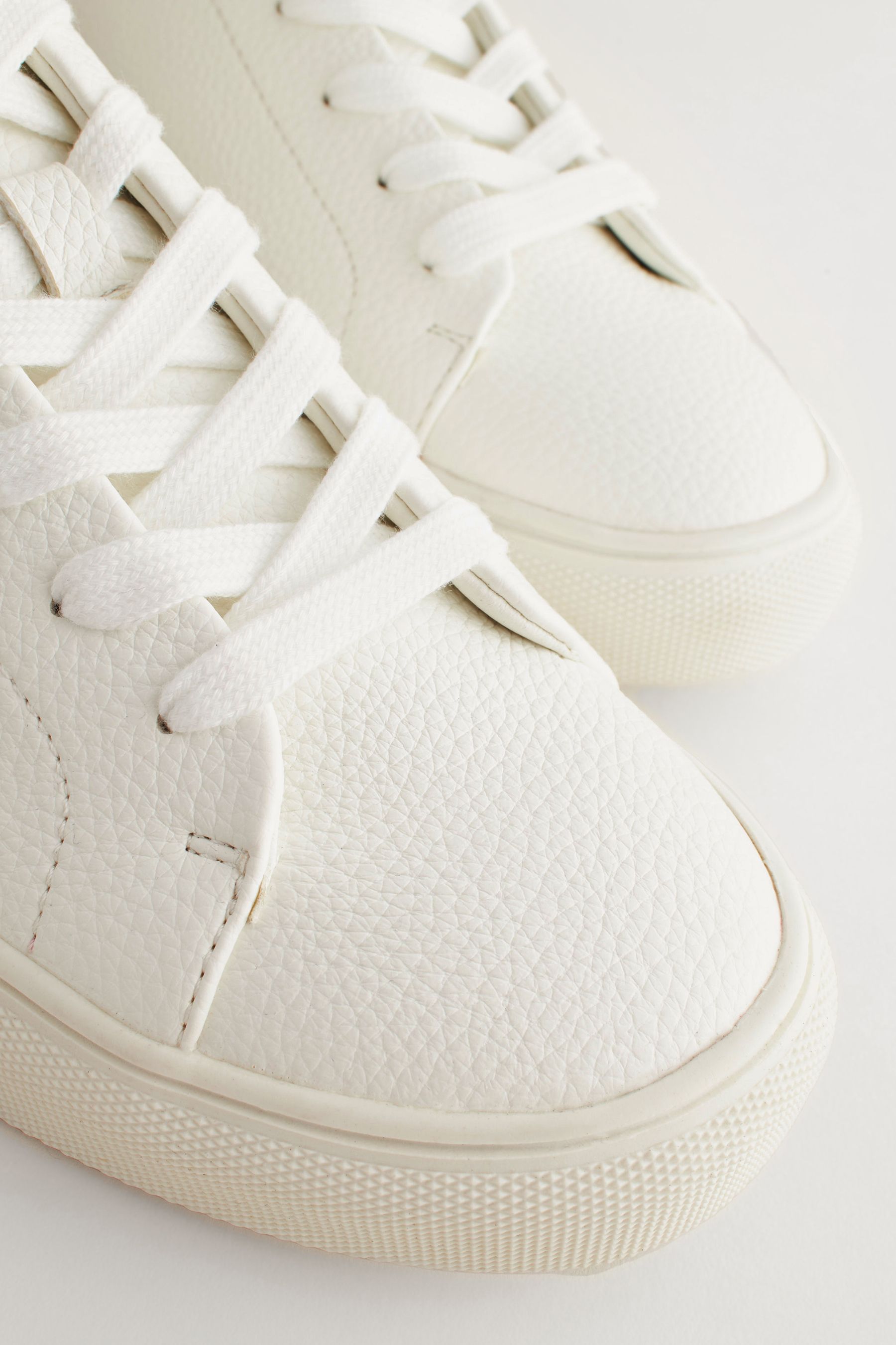 White minimal trainers best sale