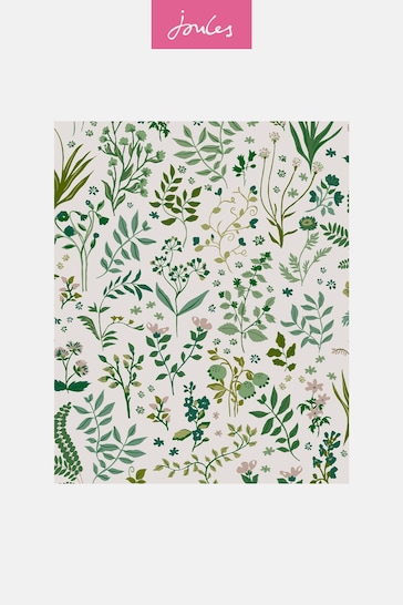 Joules Cream Holcombe Floral Wallpaper