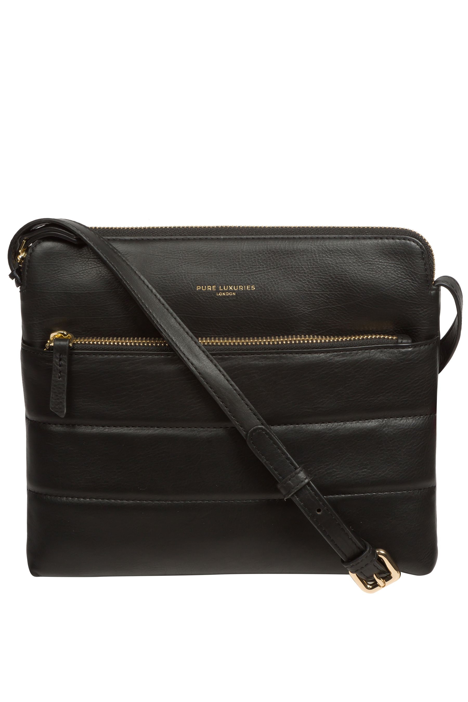 Buy Pure Luxuries London Finola Nappa Leather Cross Body Bag from