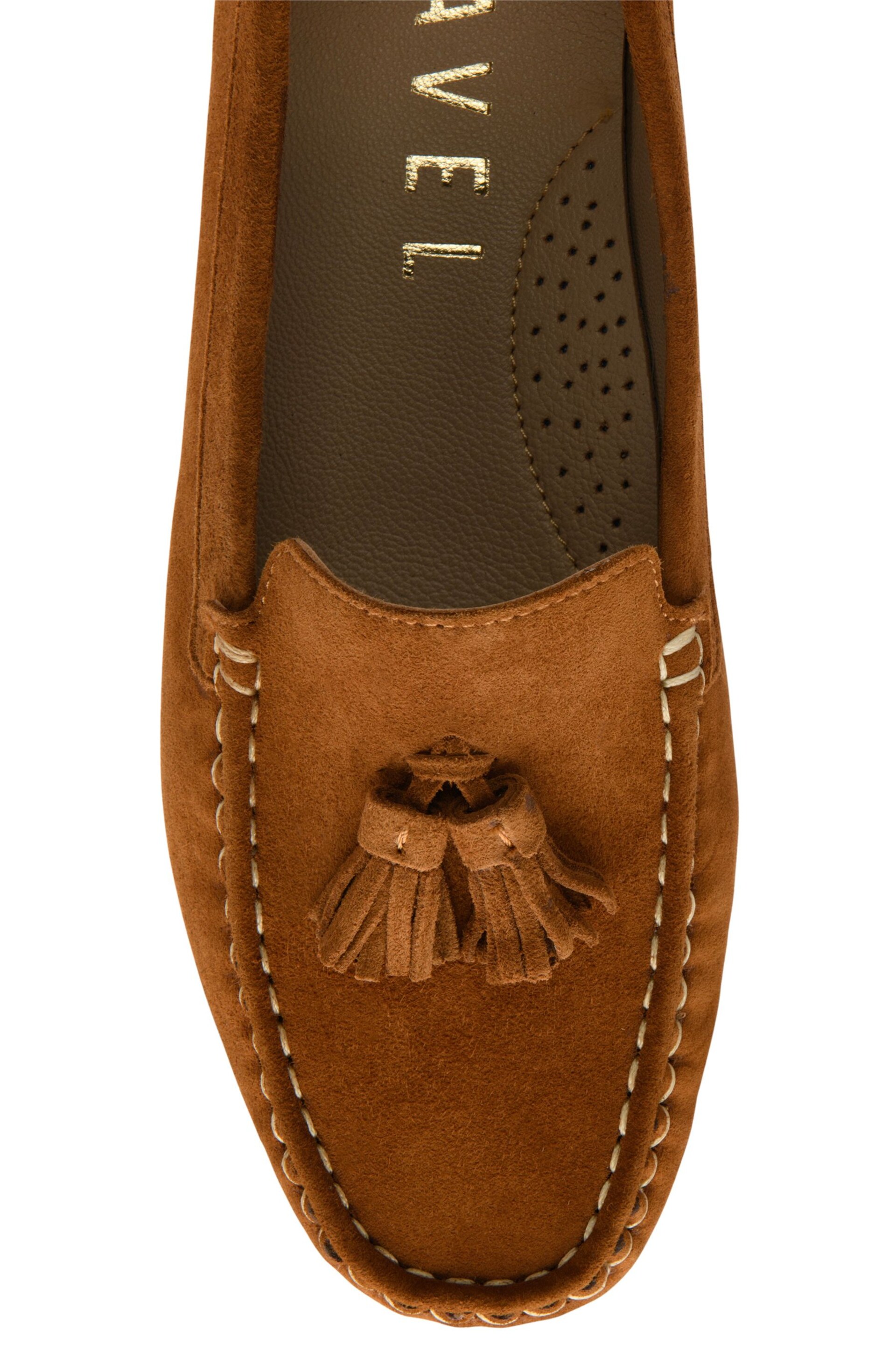 Ravel Brown Suede Loafers - Image 4 of 4