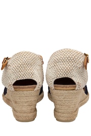 Ravel Blue Ankle Strap Wedge Espadrilles - Image 3 of 4