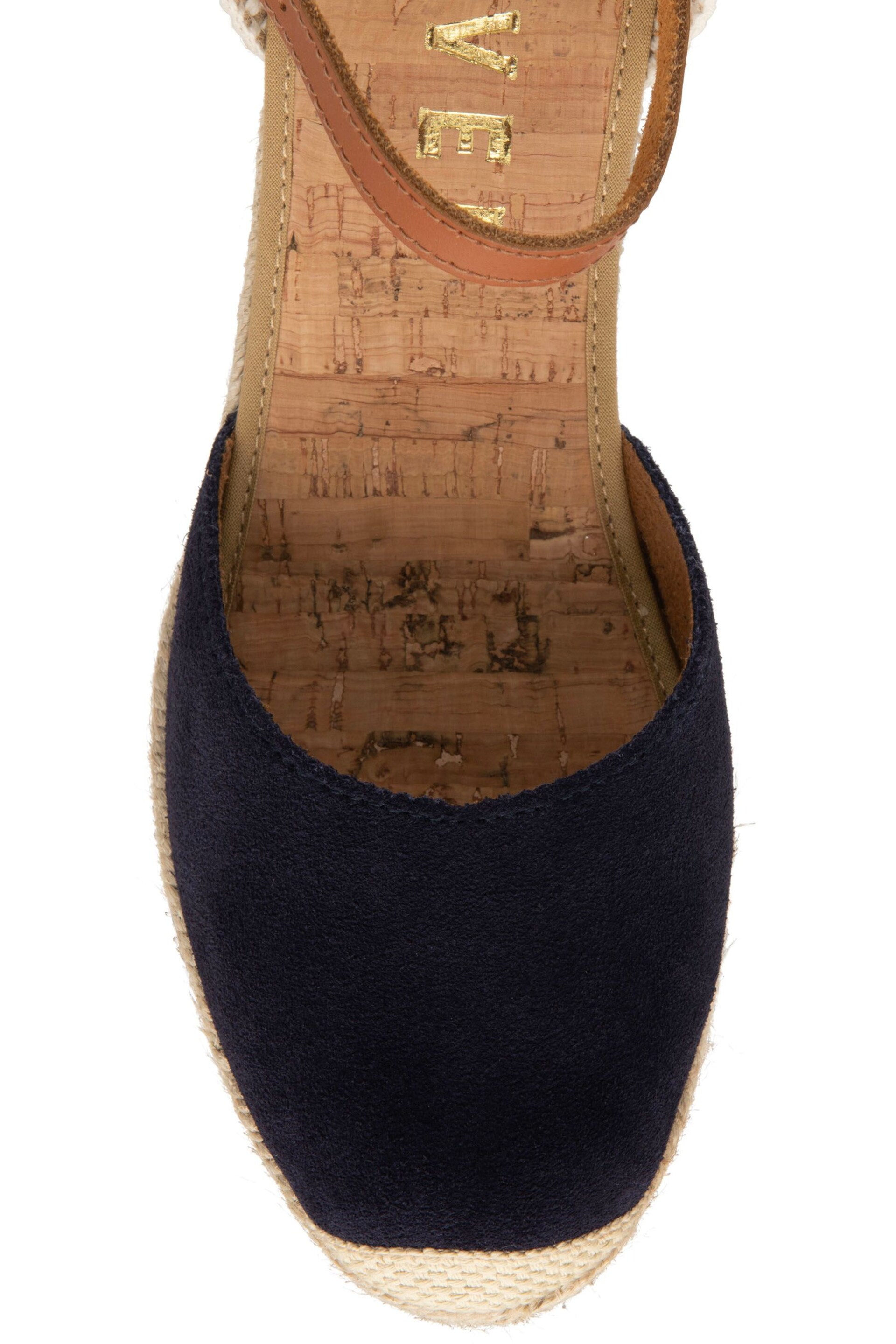Ravel Blue Ankle Strap Wedge Espadrilles - Image 4 of 4