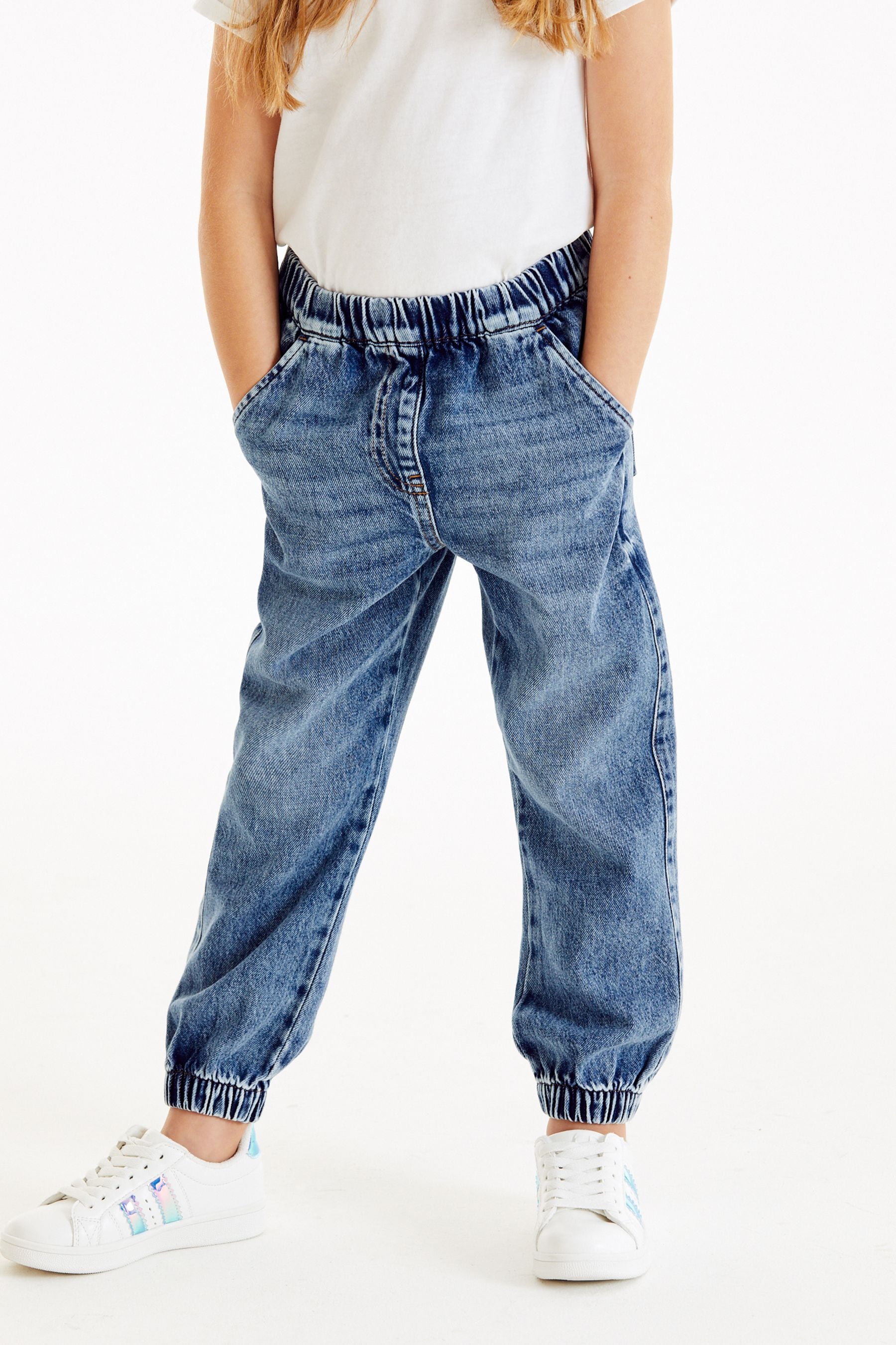 Blue Denim 100 Cotton Joggers 3 16yrs