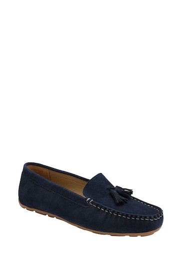 Ravel Blue Suede Loafers