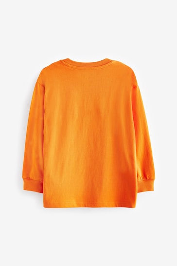 Orange Charizard Pokémon Long Sleeve T-Shirt date (4-16yrs)