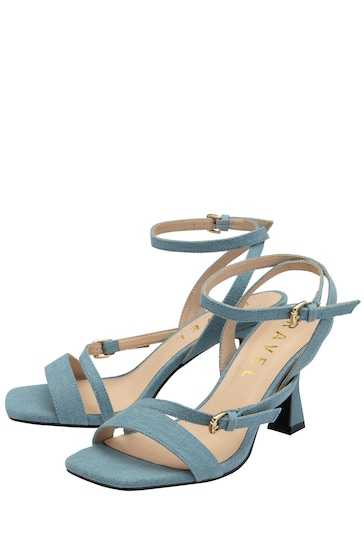 Ravel Blue Open Toe Strappy Sandals