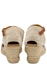 Ravel Silver Ankle Strap Wedge Espadrilles - Image 3 of 4