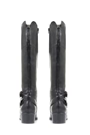 Jones Bootmaker Phoebe Leather Knee High Black Boots - Image 4 of 6