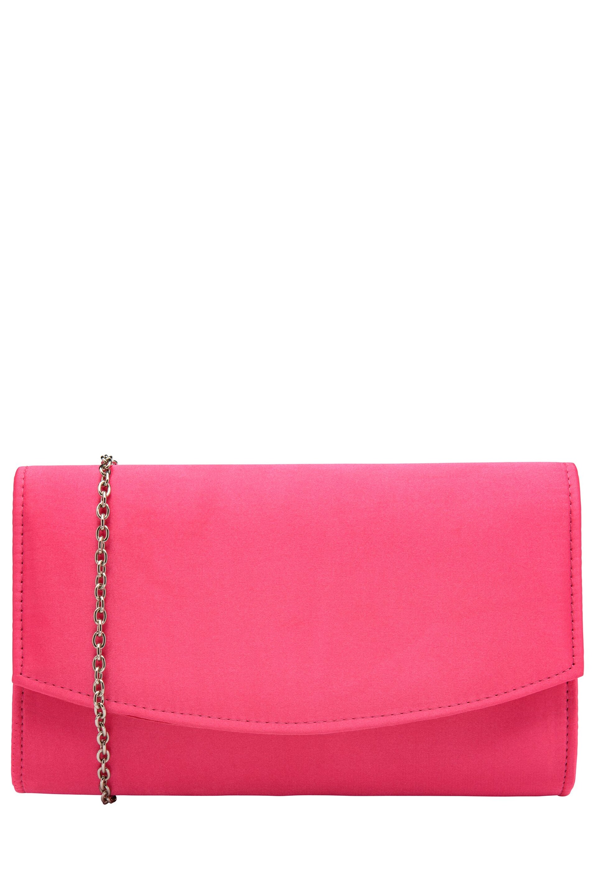 Ravel Pink Clutch Bag with Chain - Image 1 of 4