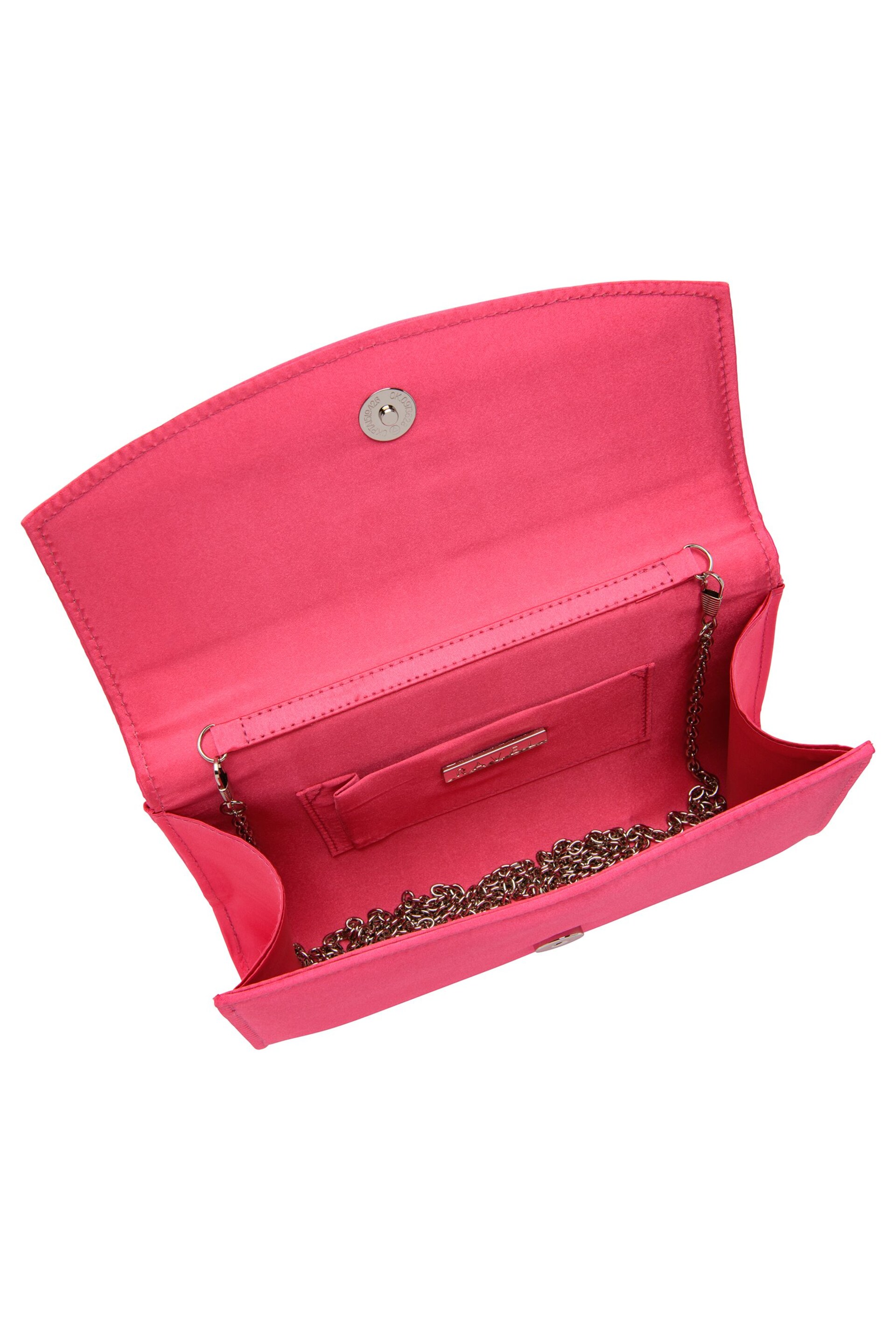 Ravel Pink Clutch Bag with Chain - Image 3 of 4