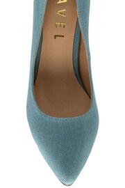 Ravel Blue Stiletto Heel Court Shoes - Image 4 of 4