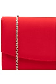 Ravel Red Clutch Bag with Chain - Image 3 of 4