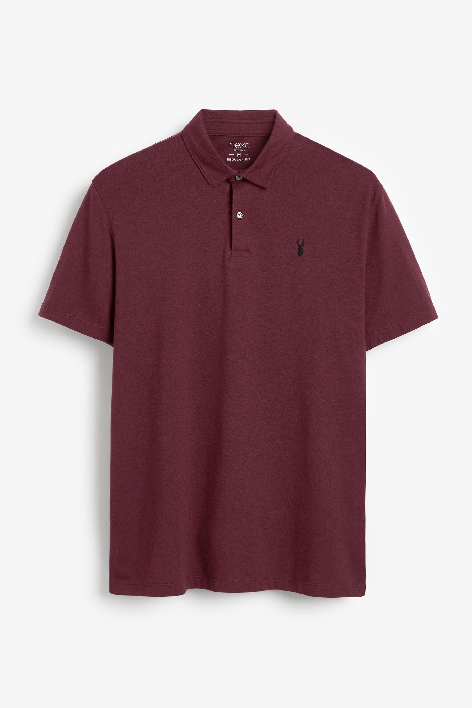Burgundy and white polo shirt clearance