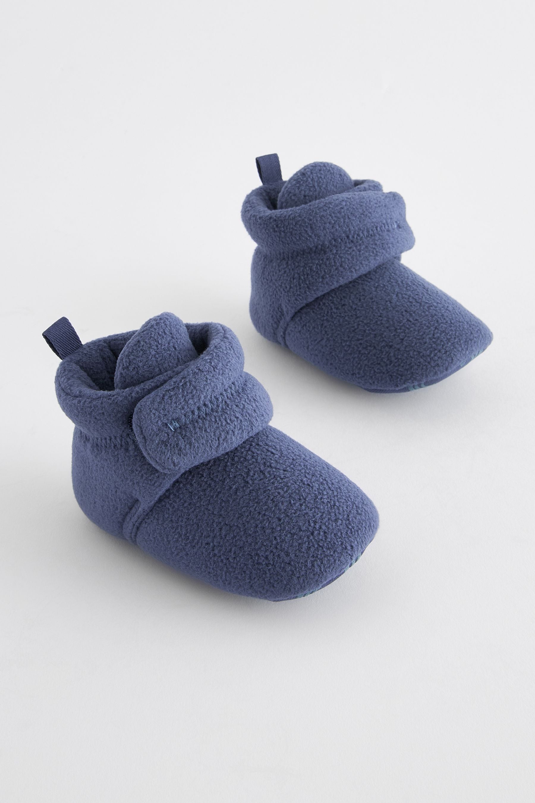 Buy Blue Fleece Cosy Wrap Baby Slipper Boots 0 2mths Next Ukraine