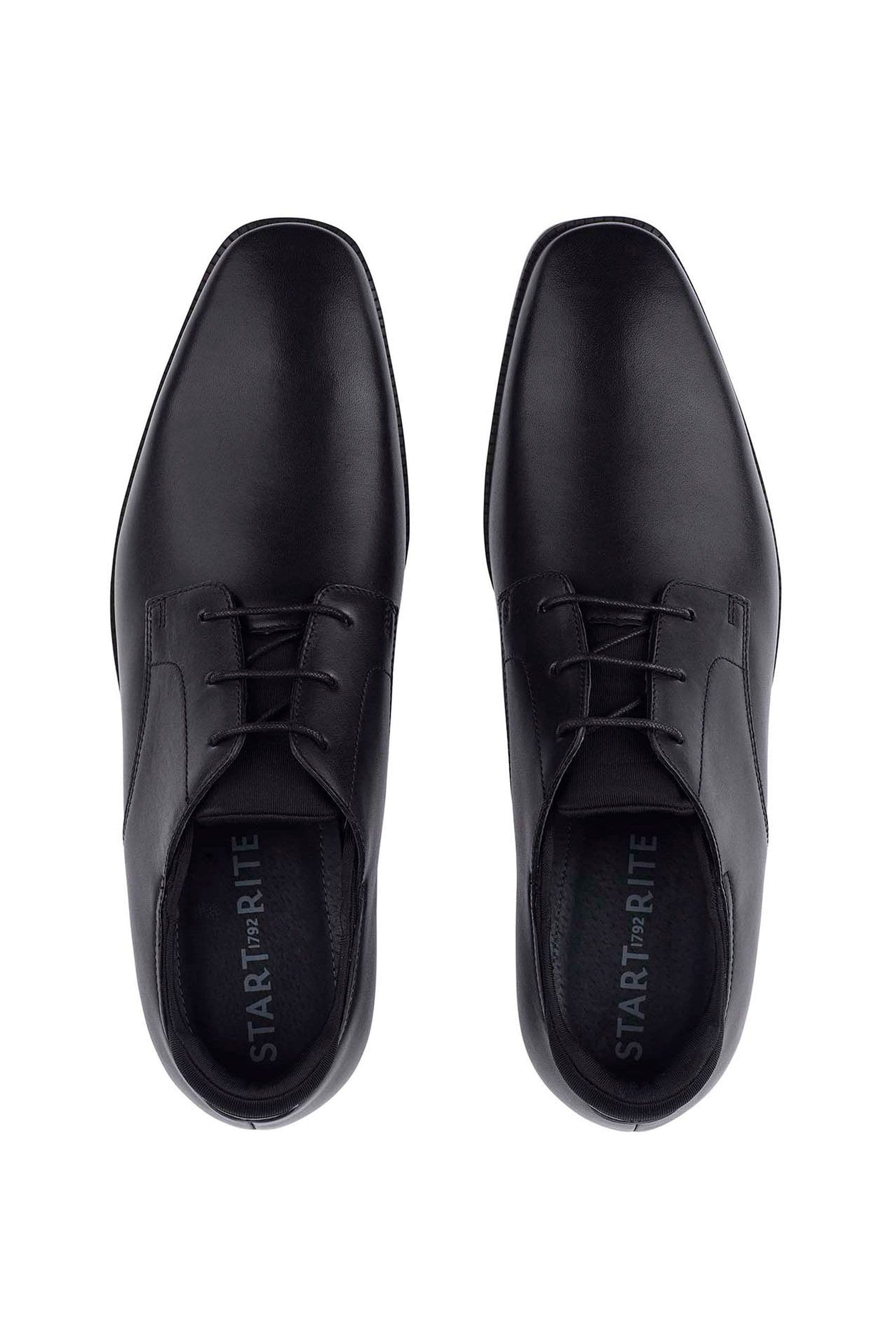Buy Start Rite Black Leather Academy Smart School Shoes from Next Luxembourg