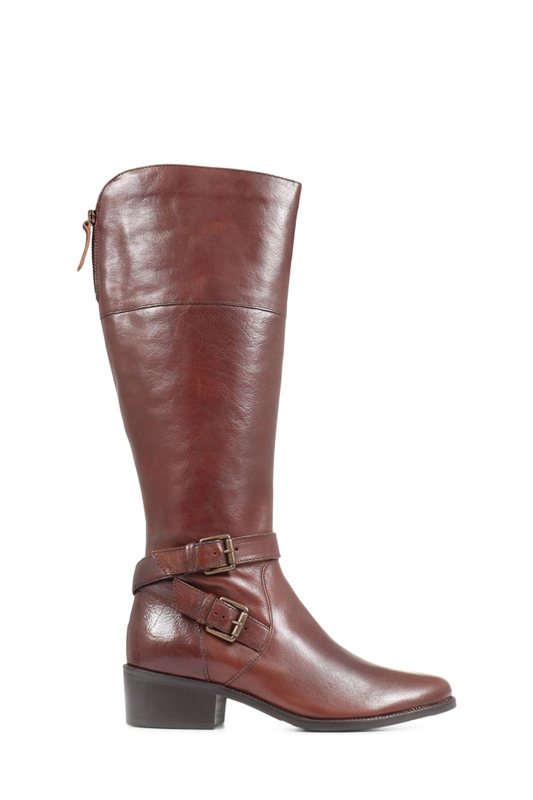 Buy Jones Bootmaker Phoebe Leather Tan Brown Knee High Boots from the Next UK online shop