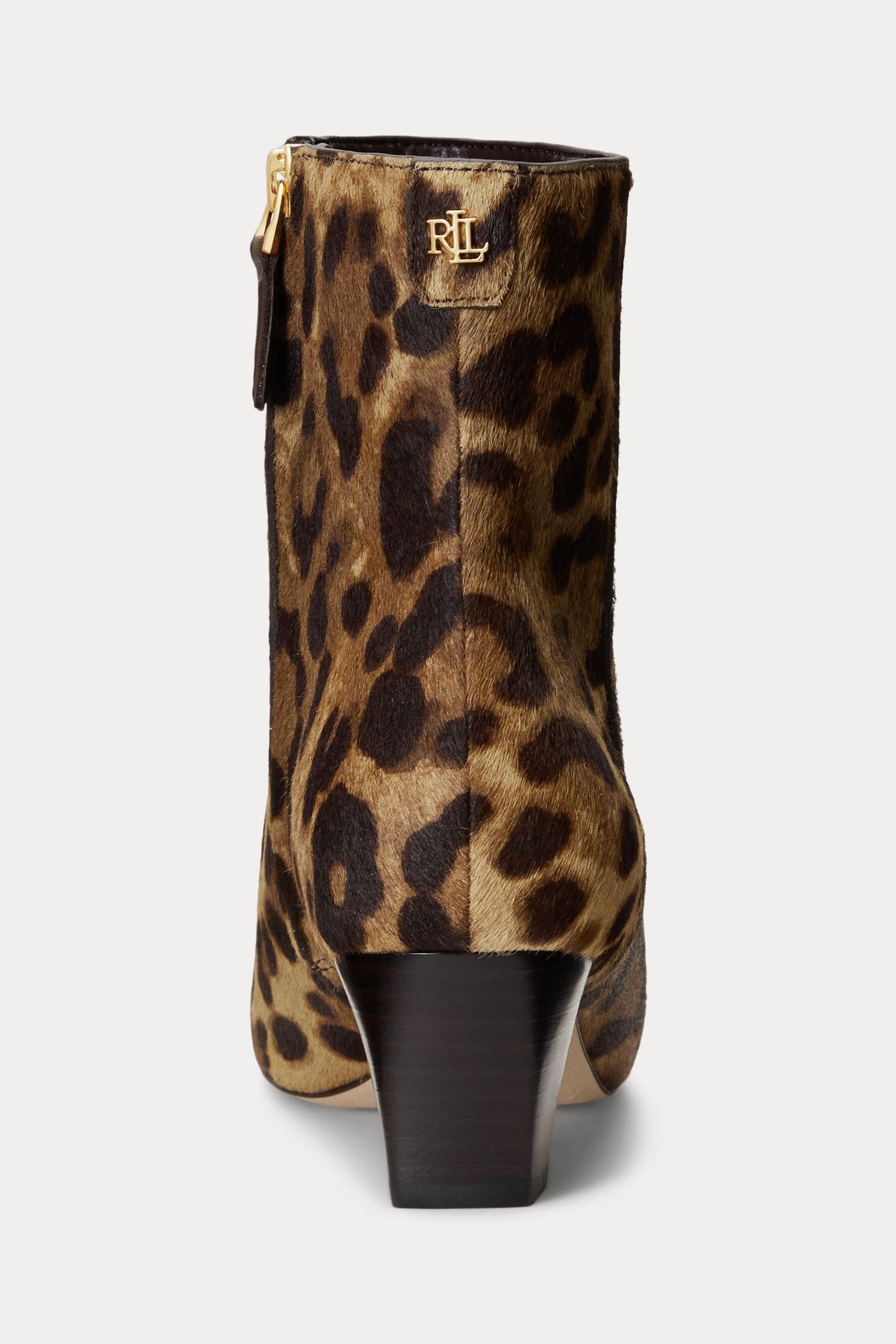 Leopard haircalf booties new arrivals