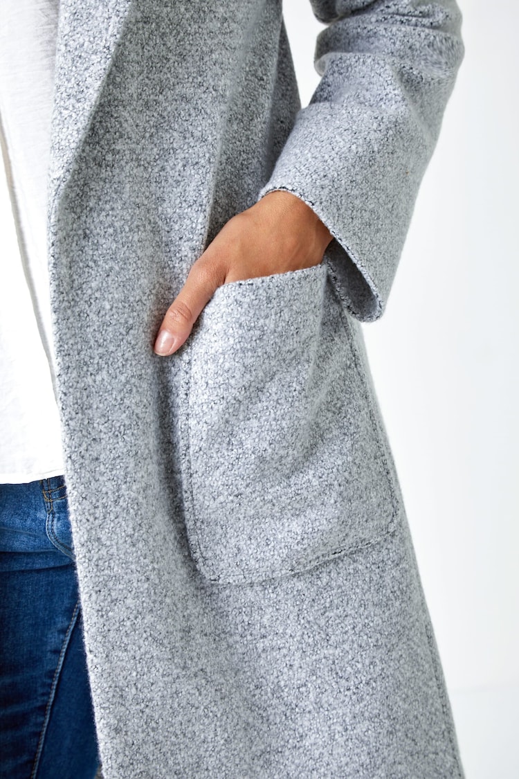 Roman Grey Soft Touch Longline Cardigan - Image 5 of 5