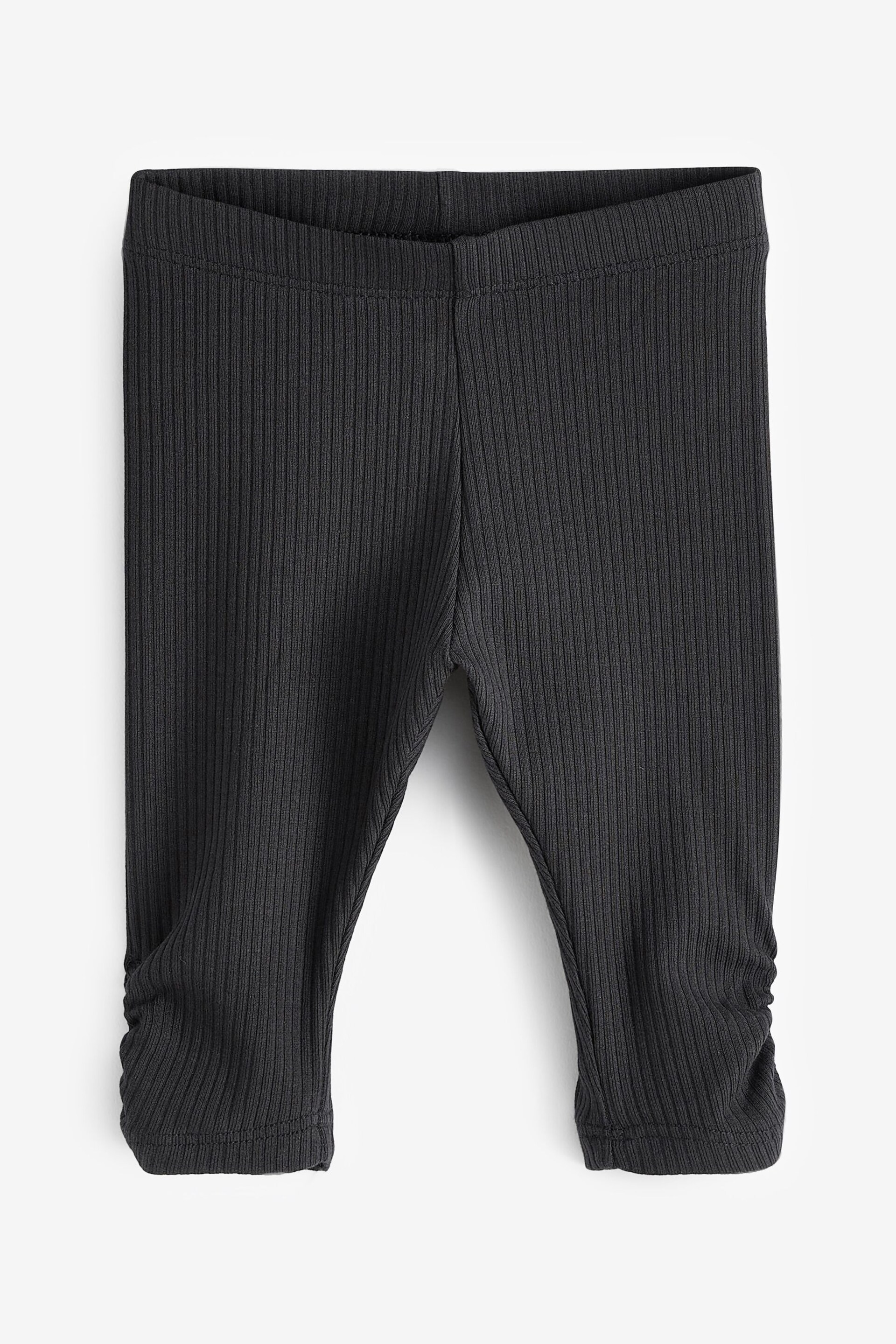 Black Ruched Side Leggings (3mths-7yrs) - Image 5 of 7