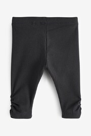 Black Ruched Side Leggings (3mths-7yrs) - Image 6 of 7