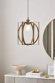 Brass Oxton Easy Fit Pendant Shade - Image 1 of 4